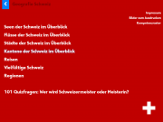 Geografie Schweiz: Inhalt
