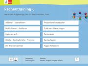 Rechentraining 6: Aufgabentypen