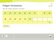 Regeltrainier 6: Folgen fortsetzen