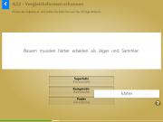 Wortgrammatik: Adjektive – Vergleichsformen erkennen