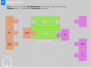 Wortstammprinzip –Vorübung 2: Verben bilden