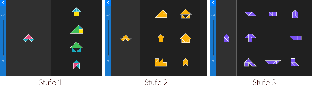 LOGO 5 Kombinieren – 3 Schwierigkeitsstufen
