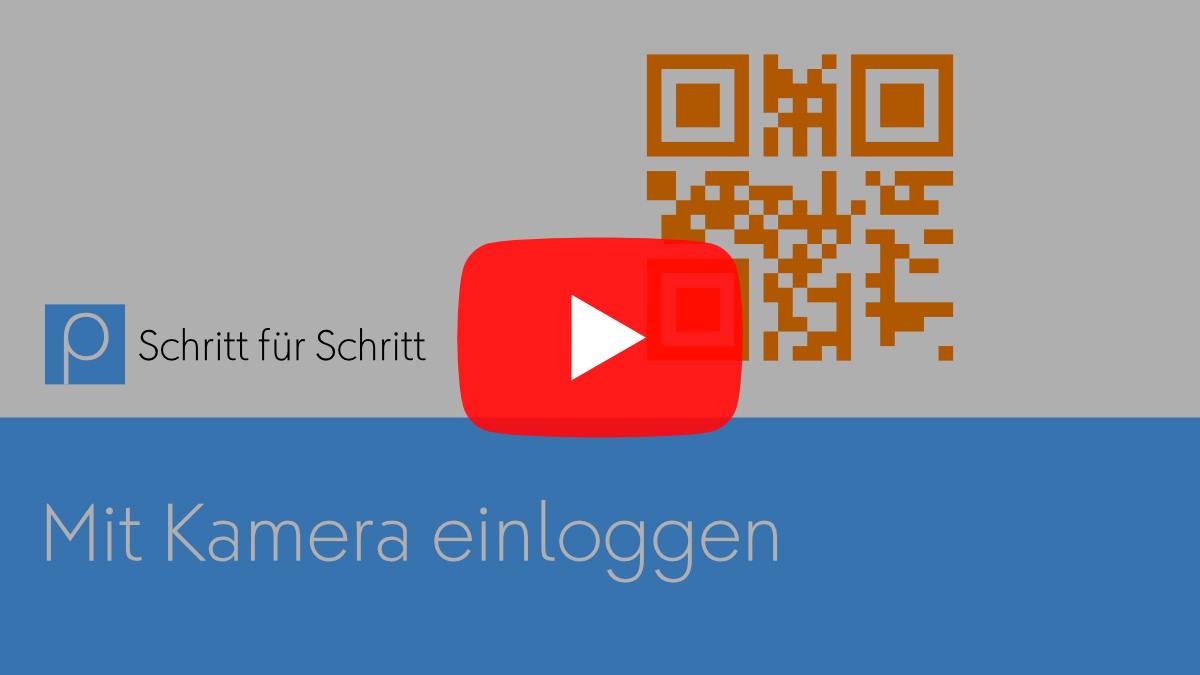 Mit Kamera einloggen