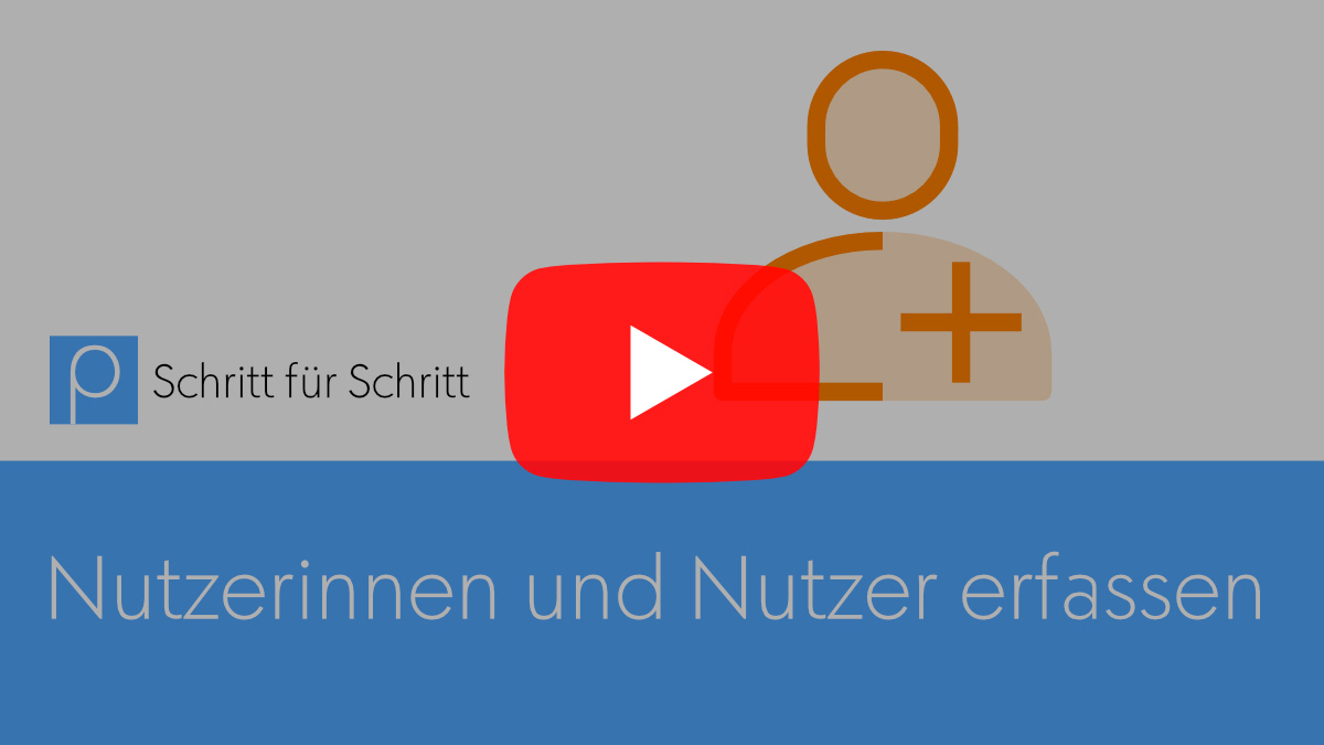 profaxonline: Nutzerinnen und Nutzer erfassen