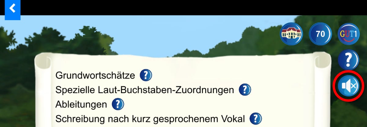 GUT1: Hintergrundgeräusche auschalten