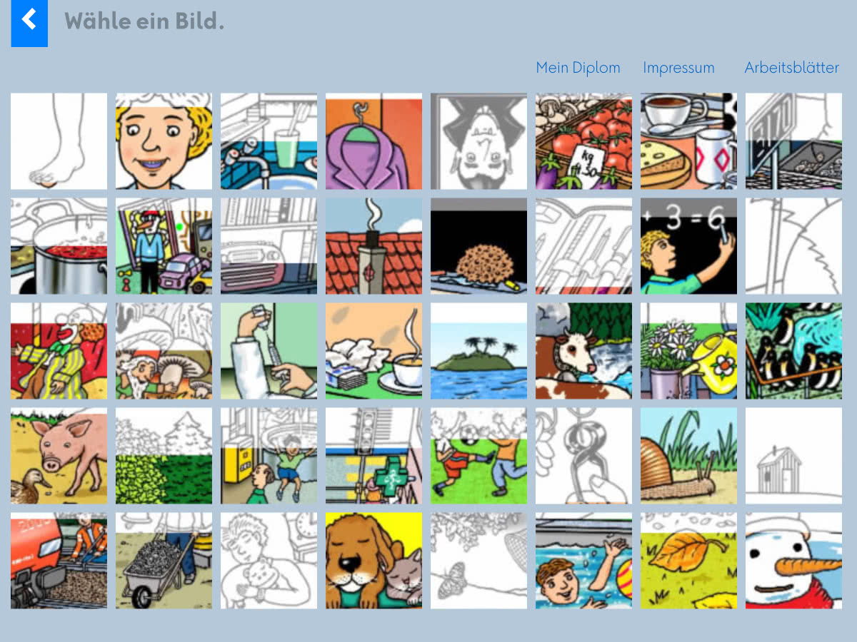 Voreinstellungen für die Erstsprache